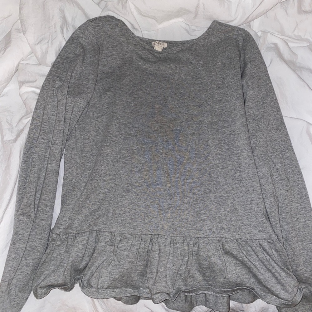 J Crew ruffle top